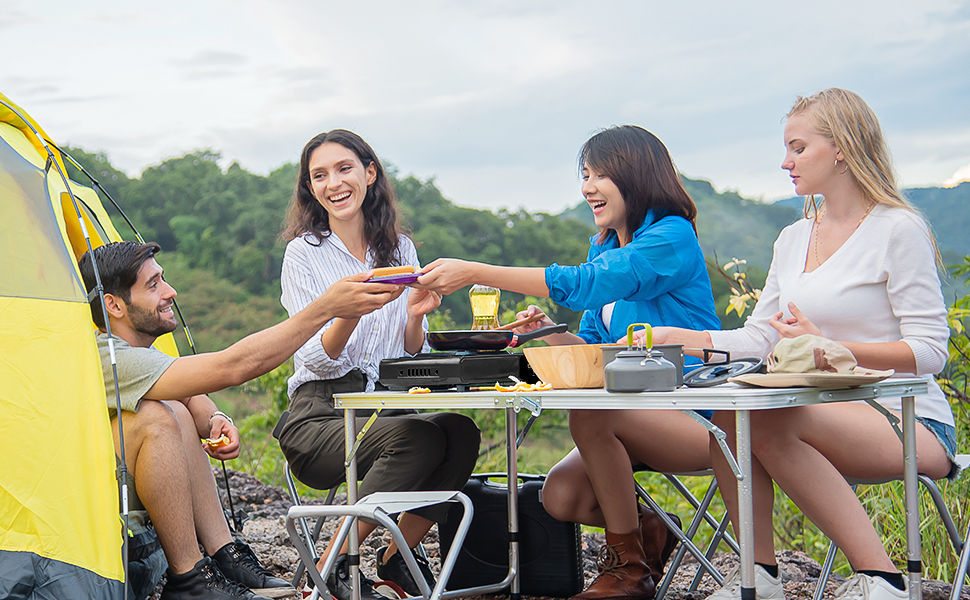 Dual Fuel Portable Gas Stove for Propane & Butane
