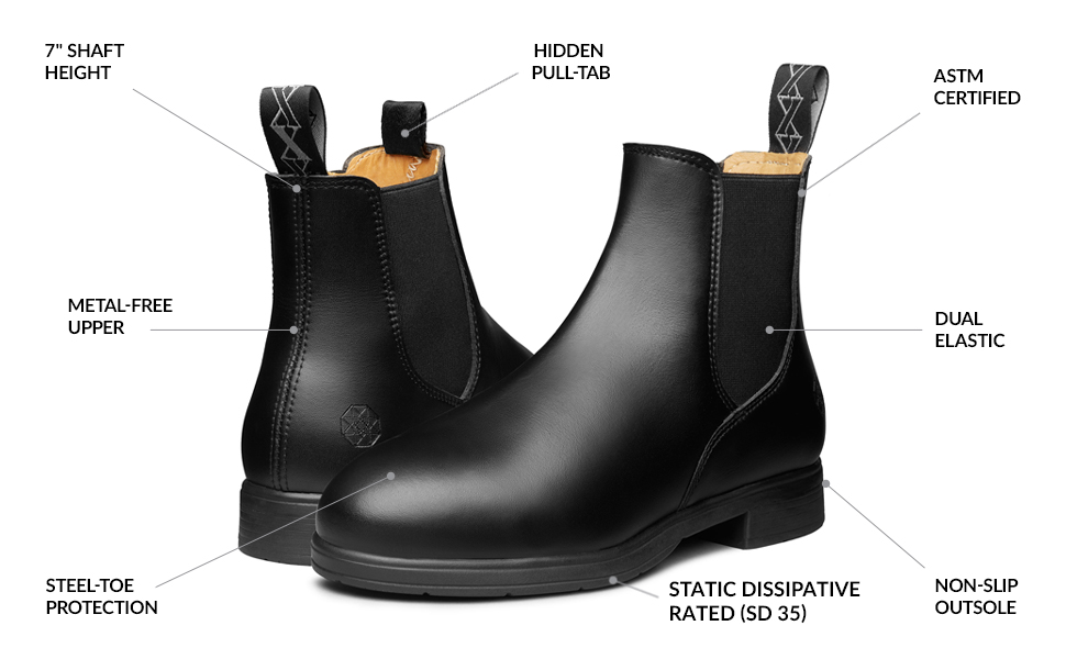 Amazon.com: Xena Workwear Valence V1 Steel Toe Women's