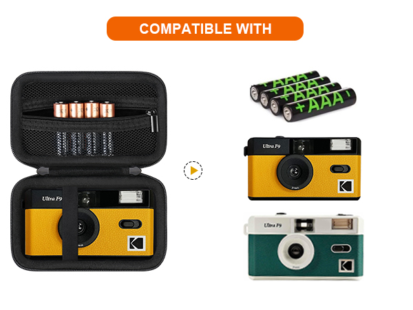 Amazon.com : Supmay Hard Travel Case for Kodak F9/1 Shot/Ilford