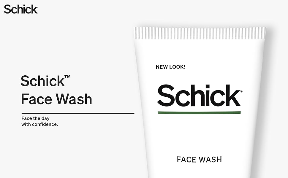 Schick Face Wash Skincare Skin Care for Men Sensitive Skin Lather 