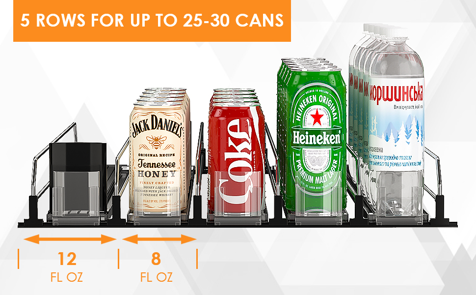 Drink Organizer for Fridge,Fridge Organization,Soda Can