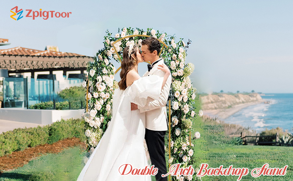 Double Arch Backdrop Stand