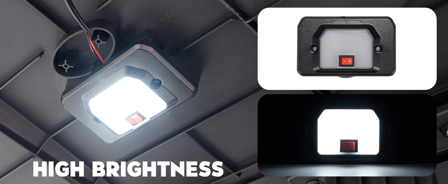 UTV Interior Inside Spot White Light with Switch Accessories