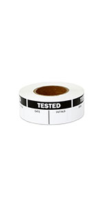 Amazon.com : QC Approval Stickers - 1 Inch Round Circle in ...