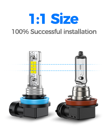 marsauto H8 LED Fog Light Bulb