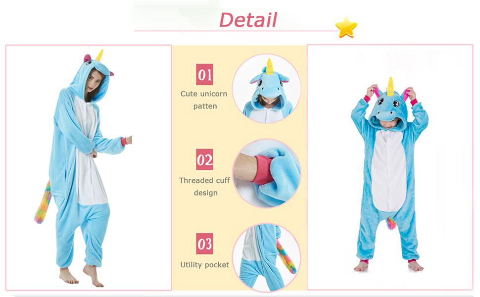 Tier Pyjama aus Flanell
