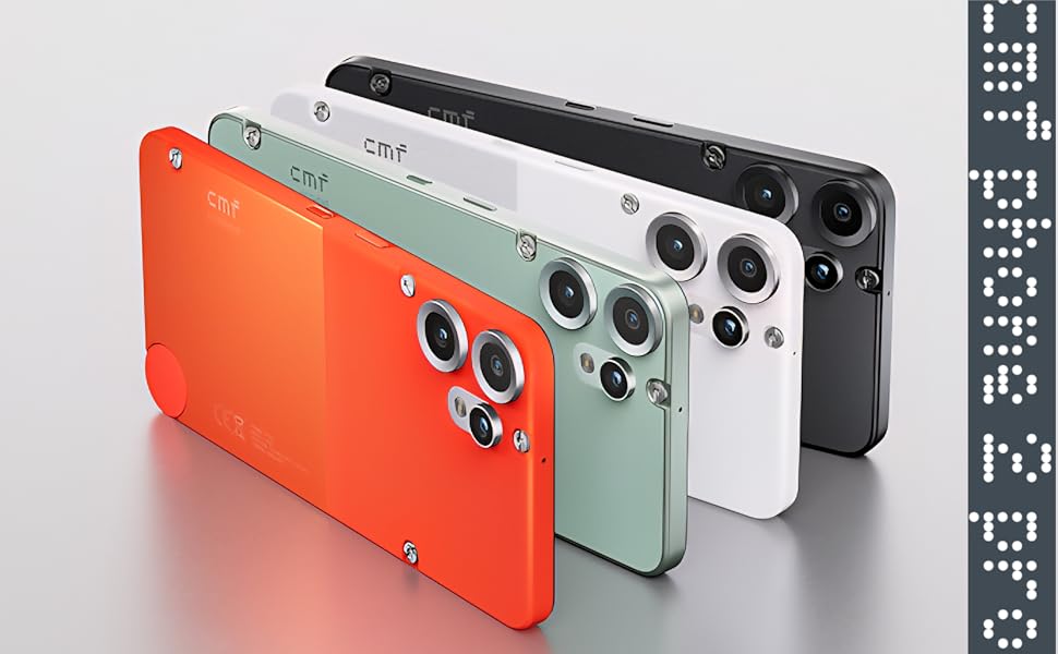 CMF Phone 2 Pro 5G IP54 rating dust water resistant orange green white black color phones