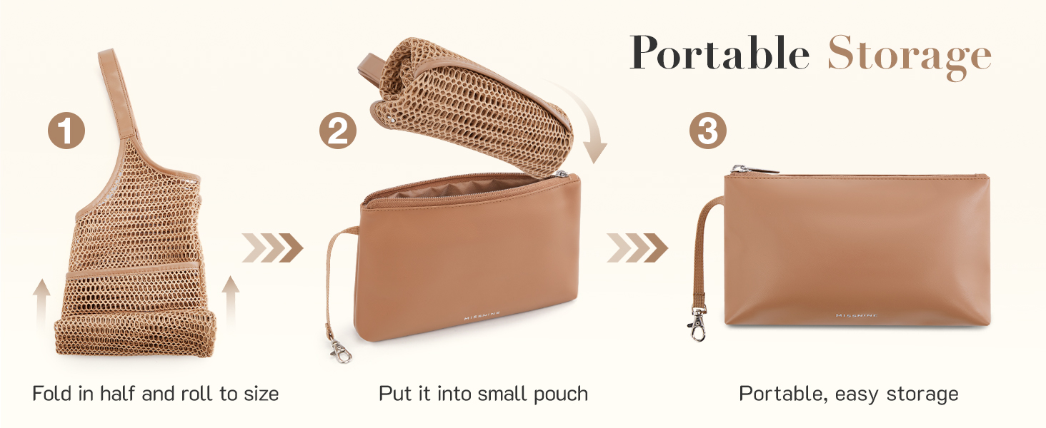 foldable woven bag