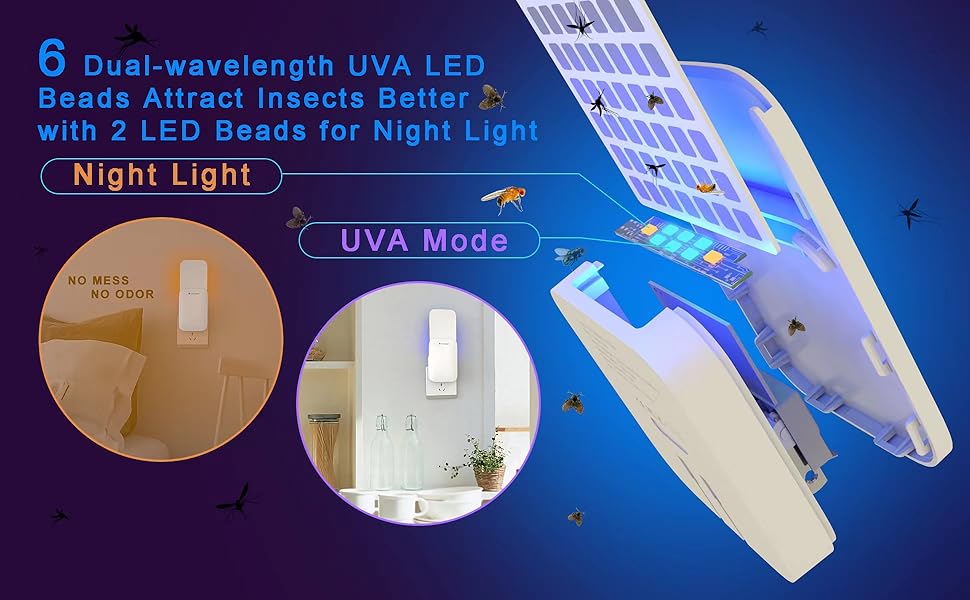 Mosalogic Flying Insect Trap Plugin Mosquito Killer