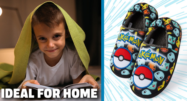Pokemon Boys Slippers Boot Slippers