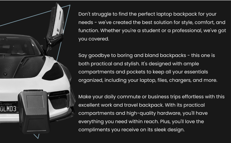 CYBERBACKPACK Tesla Cybertruck backpack anti-theft laptop bag
