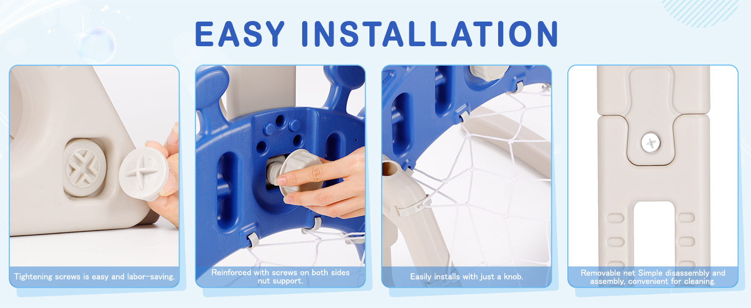 kids football golf basketball hoop toys