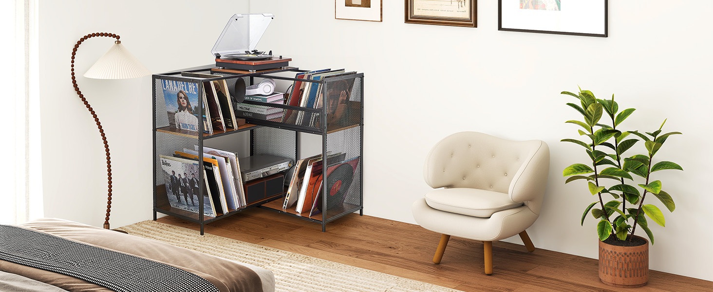 vinyl record table