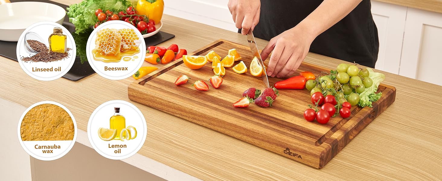 Natural Wood Cutting Board