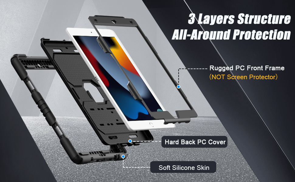 OKP Case for iPad 9th/ 8th/ 7th Generation (2021/2020/2019