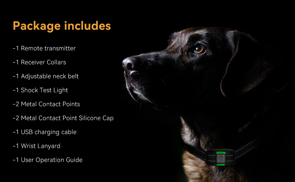 IHPUKIDI Dog Training Collar, Dog Bark Collar with Beep Vibration and