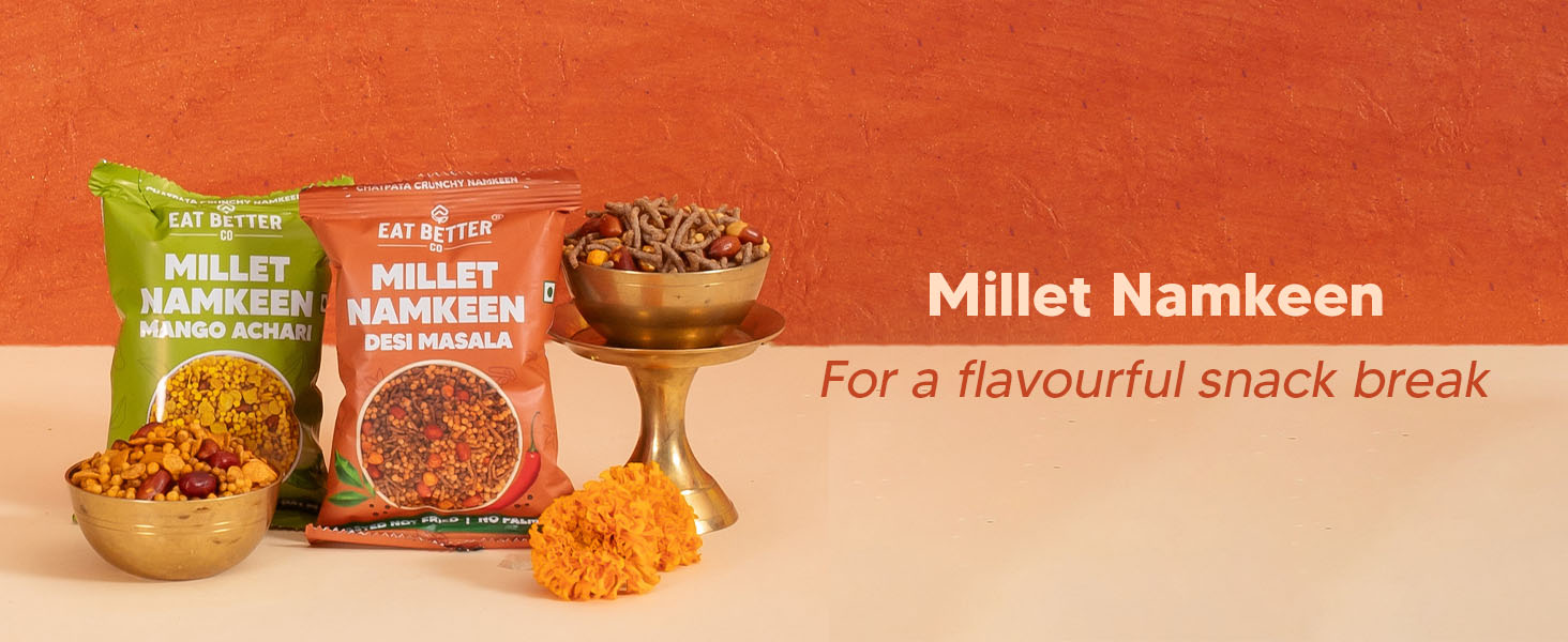 Desi Masala & Mango Achari Millet Namkeen