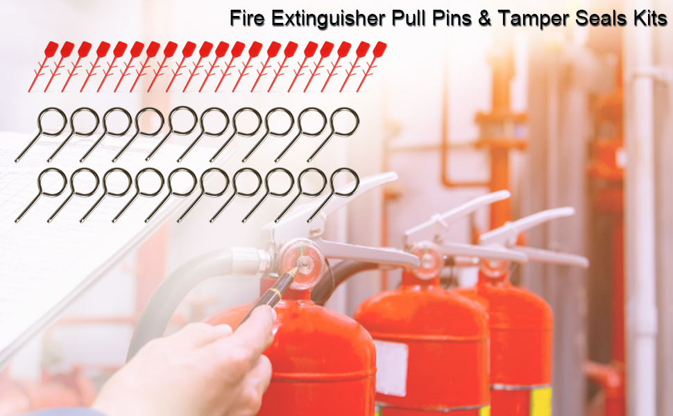Boat Fire Emergency Extinguisher Tamper Seals Pull Tight