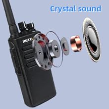Retevis RT81 Waterproof DMR Radios,IP67,Walkie Talkies with Mic,Group Call,2200mAh,Long Range Two Way Radio for Construction Manufacture(4 Pack) 17 clear voice