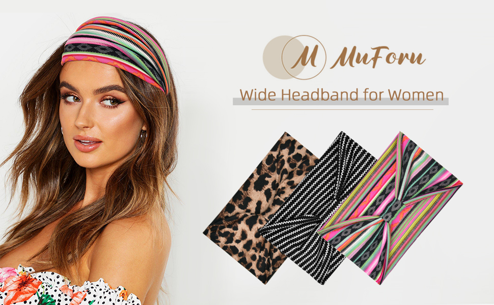 Wide Headbands for Women