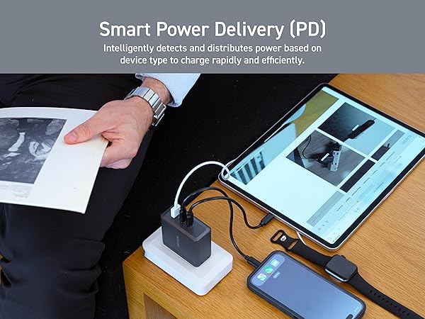 Elecom Wall Charger 100 watt 3 Port