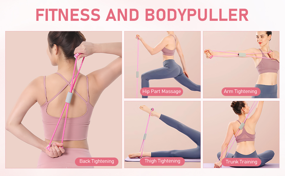 figure 8 resistance bands with handles