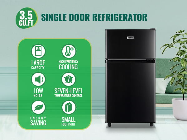 Mini Refrigerator シルバー 2段棚付き Amazon.com: WANAI Mini Fridge with Freezer Two Doors Small