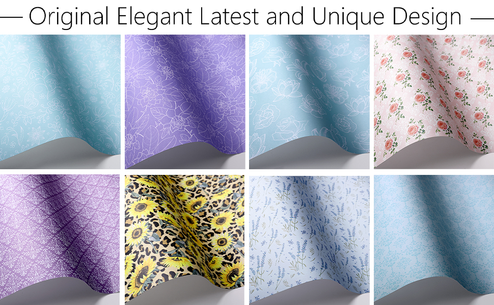 Flame Date 8 Sheets Linen Drawer Liners for Dresser