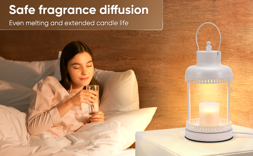 Candle Warmer Lamp, Electric Candle Warmer Lamp with Timer