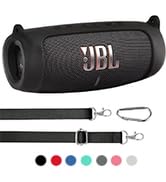 co2CREA for JBL Charge 5 Waterproof Bluetooth Speaker Silicone Cover Case, Portable Silicone Trav...