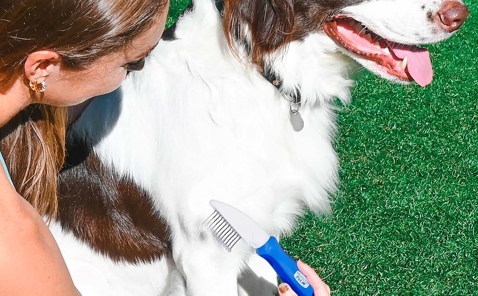Horicon Pet 12 Blade Dog Dematting Comb Removes Knots