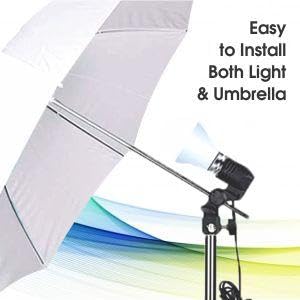 Umbrella and bulb holder