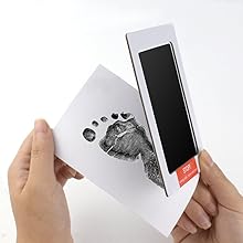Inkless Handprint and Footprint Kit application