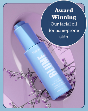 blume facial oil for acne-prone skin to helps with blemishes and scars