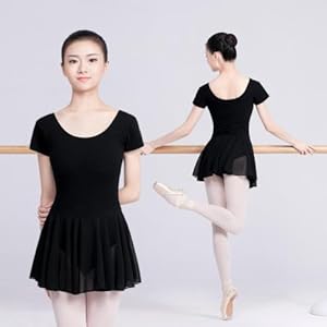 Amazon | Floralover バレエレオタード 大人 成人 連体ダンス服