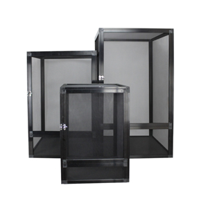 Amazon | YangAera 爬虫類 飼育ケージ 両生類 ケージ 室内換気