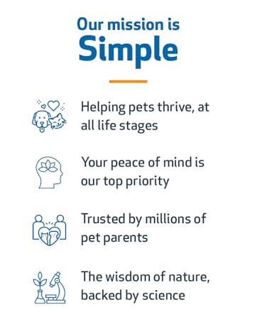 all life stages, peace of mind, trusted by millions of pet parents, nature wisdom backed by science