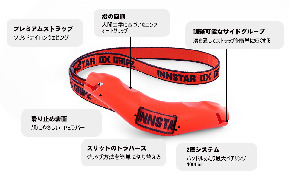 INNSTAR懸垂 チンニング グリップ フ2