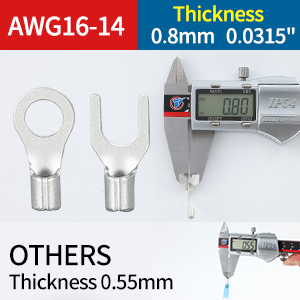 Thickened copper parts, waterproof heat shrinkable tube