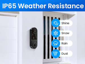 SHARKPOP 1080p Smart Wireless Video Doorbell Camera, Chime Ringer Included, AI Human Detection, 2-Way Audio, Live View, 2.4G WiFi, Night Vision, Cloud Storage, Battery Powered. 15 T50