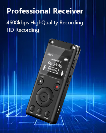 Voice Recorder, Voice Activated Recorder, Voice Recorder with Playback, Voice Recorder for Lectures