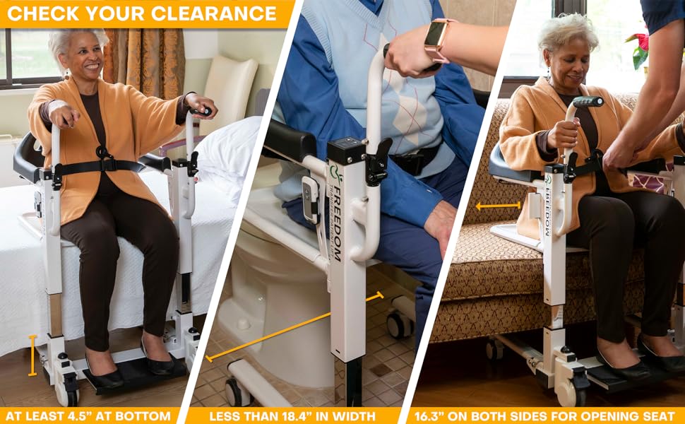 Amazon.com: Freedom Transfer Battery Powered Patient Lift by Mobile - Better Living Medical Equipment & Repair