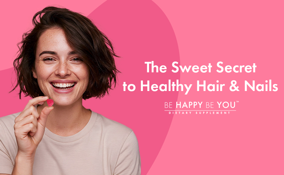 Biotin Gummys For Strong Hair and Nails