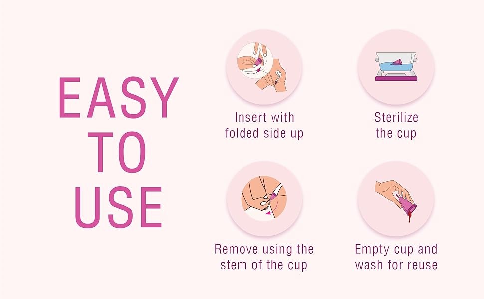 Buy iactiv Menstrual Cup with Jute Bag, Reusable, Ultra Soft