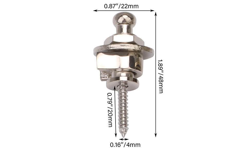 Amazon | Bstinay 4個セット ストラップロックピン ギター用