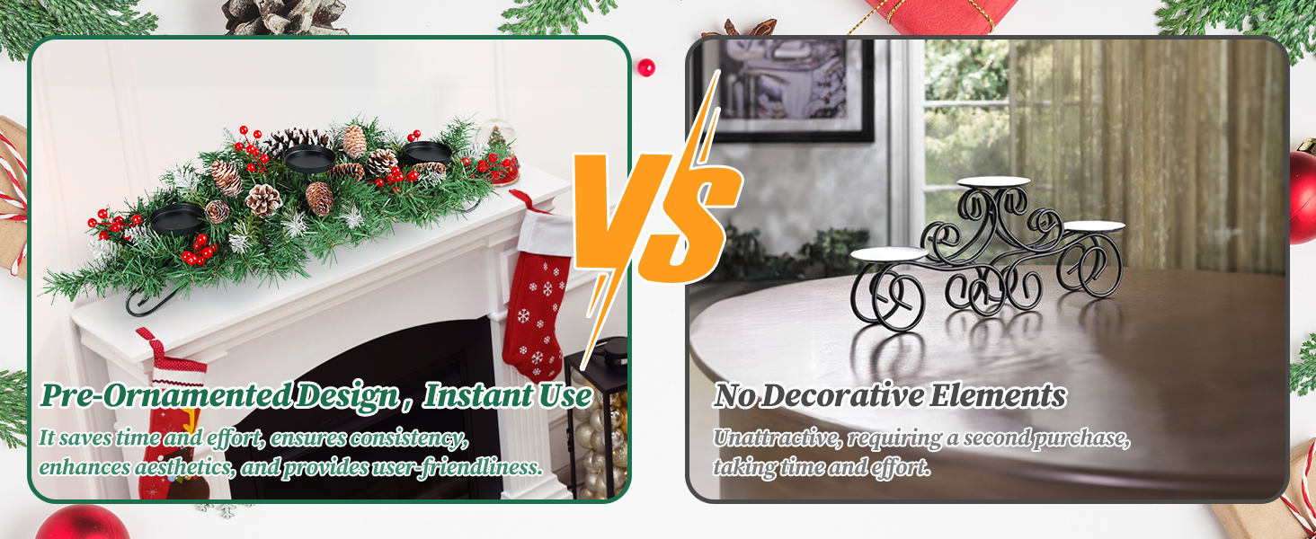 christmas mantel decor