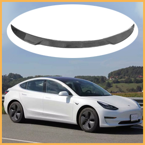 Spoiler Wing for 2017-2023 Tesla Model 3 Rear Trunk Lid Wing Spoiler