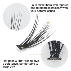 cluster lashes individual lashes