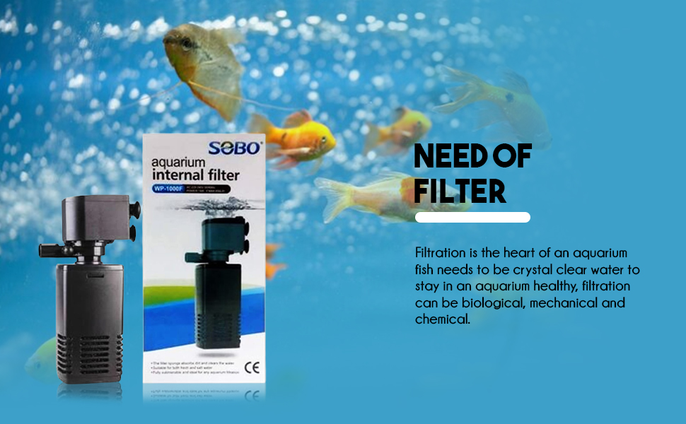 Sobo WP1000F Aquarium Internal Filter by TED TABBIES Amazon.in Pet