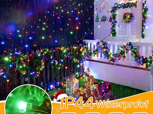 Ollny Christmas Lights 400LED 132FT, Plug-in Outside Tree